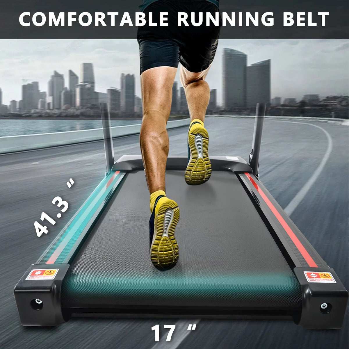 3.5HP Folding Incline Treadmill 330 LB Capacity W373