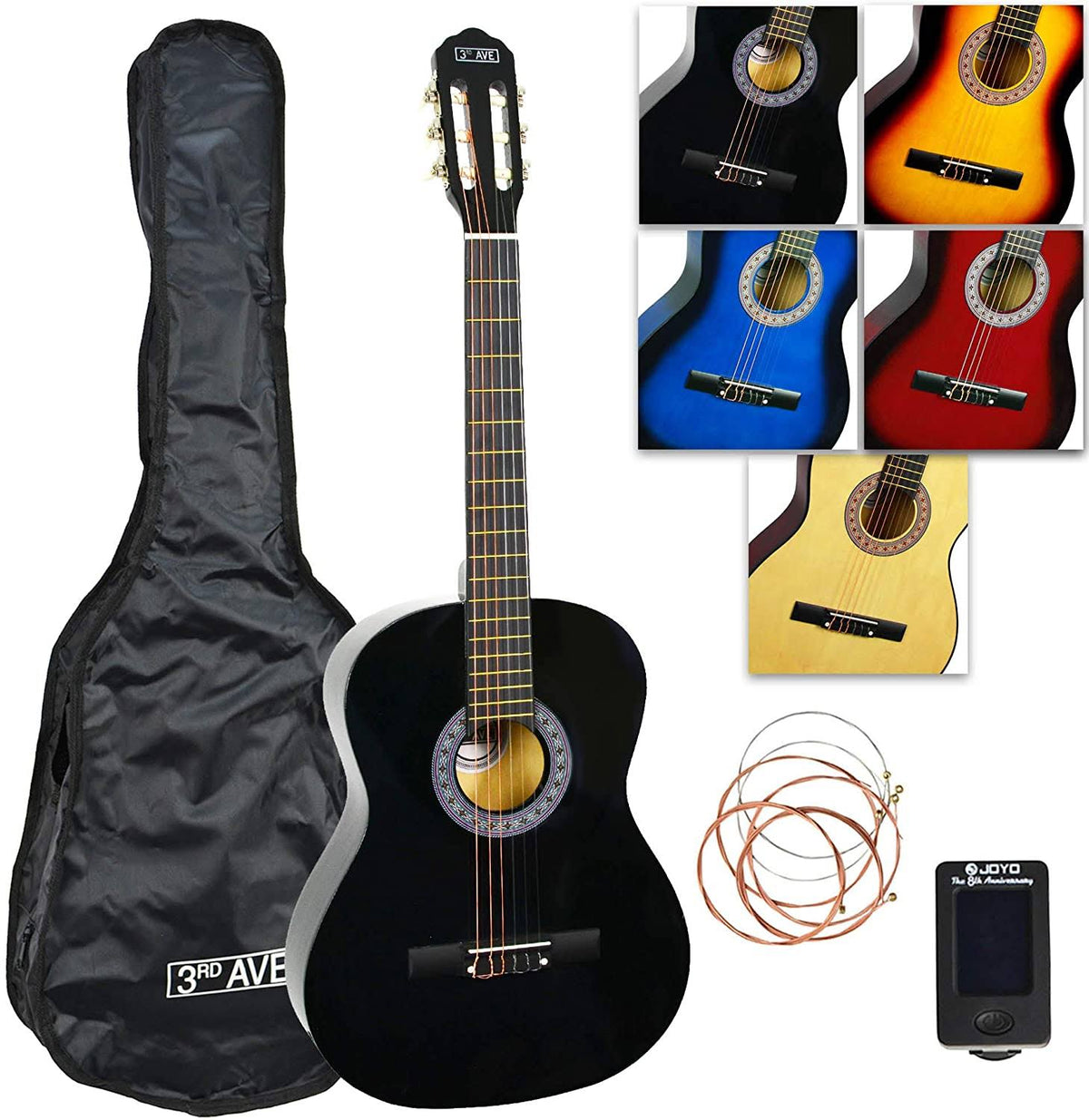 Full Size Classical Nylon String Guitar Pack with Bag C329