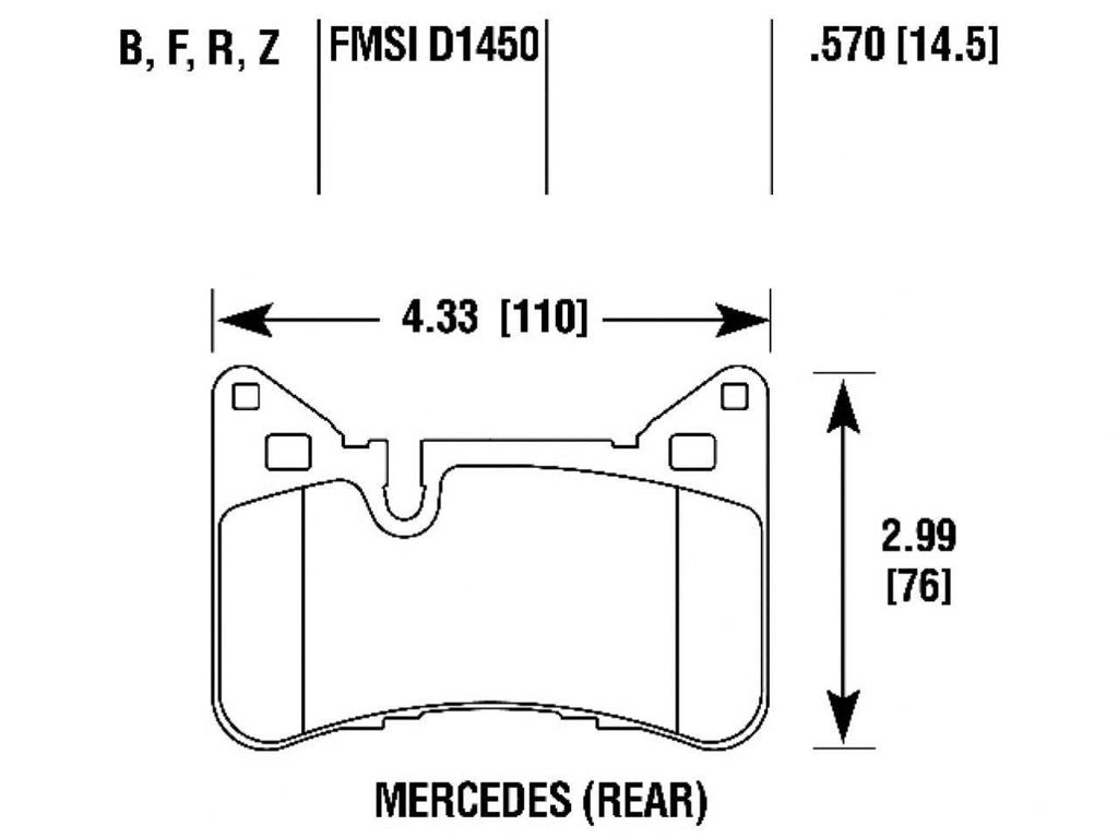 Hawk Performance HPS 5.0 Brake Pads K905077