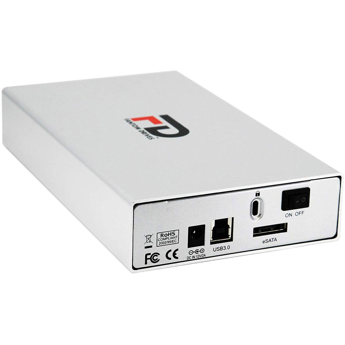 4tb External Hard Drive, Silver R7191
