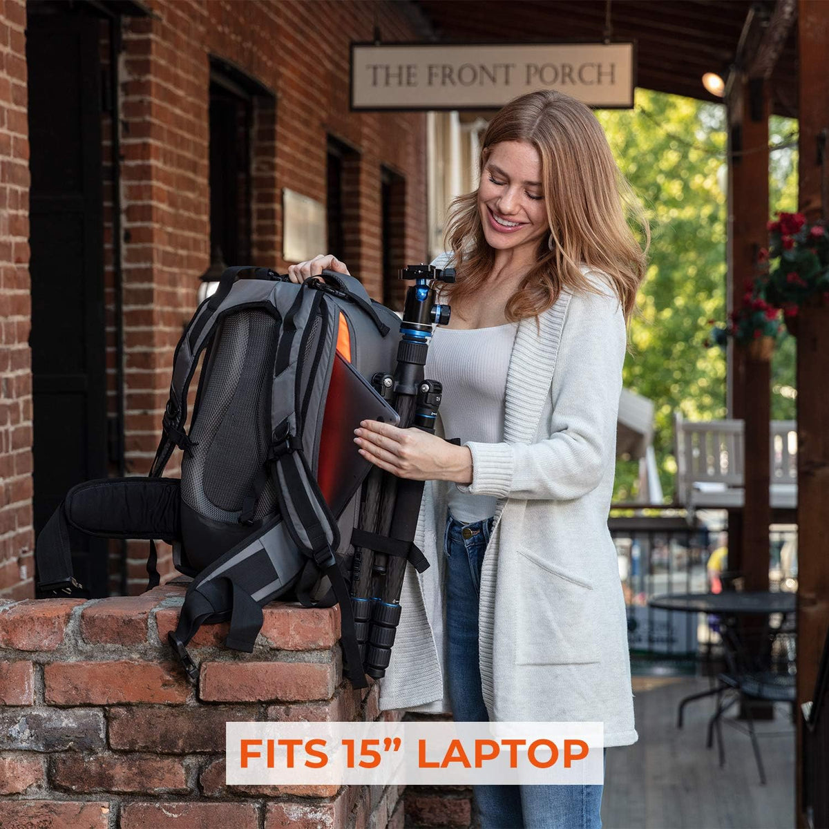 Photographer Backpack for DSLR Camera, Laptop, Tripod, Lens & Accessories F574733