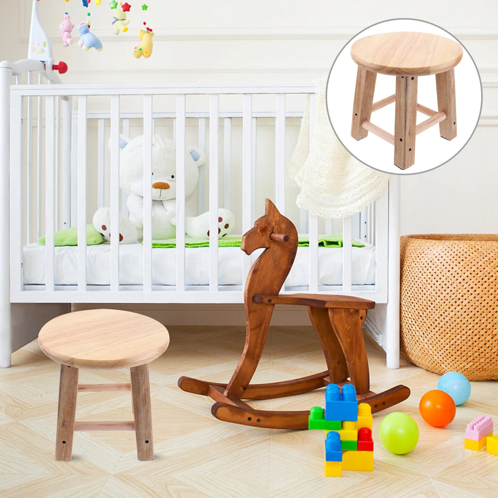 Wood Round Stool A9231