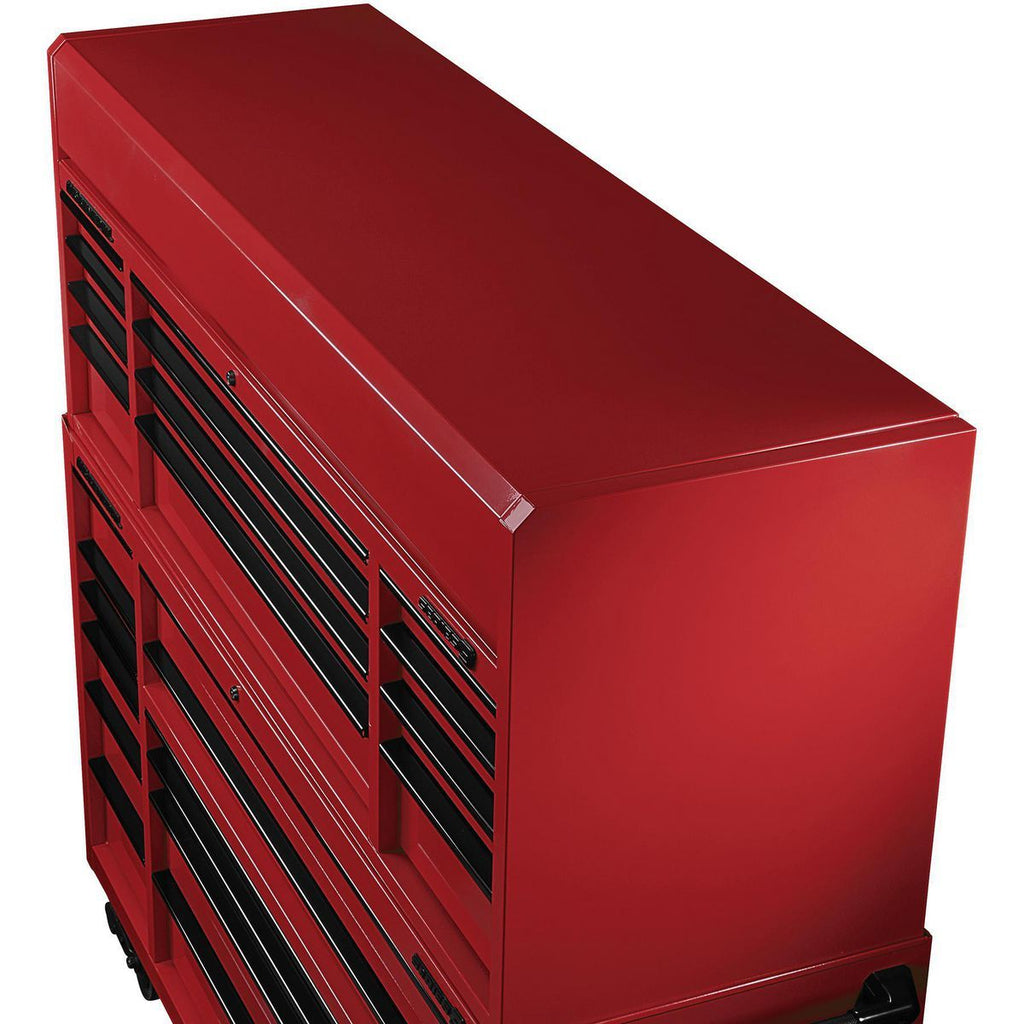 72 in. x 22 in. Triple Bank Top Chest, Red Z217737