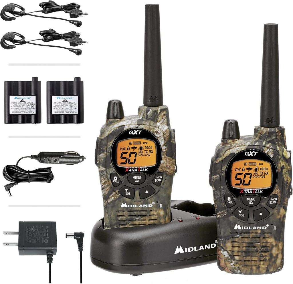 50 Channel Waterproof GMRS Two-Way Radio 3-Pack U135