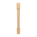 Unfinished Solid Red Oak Kitchen Island Leg T722