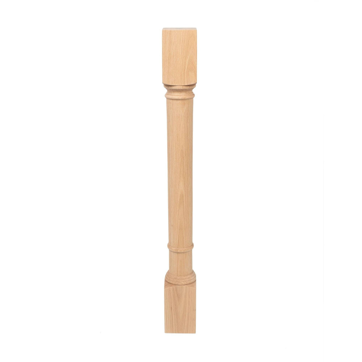 Unfinished Solid Red Oak Kitchen Island Leg T722