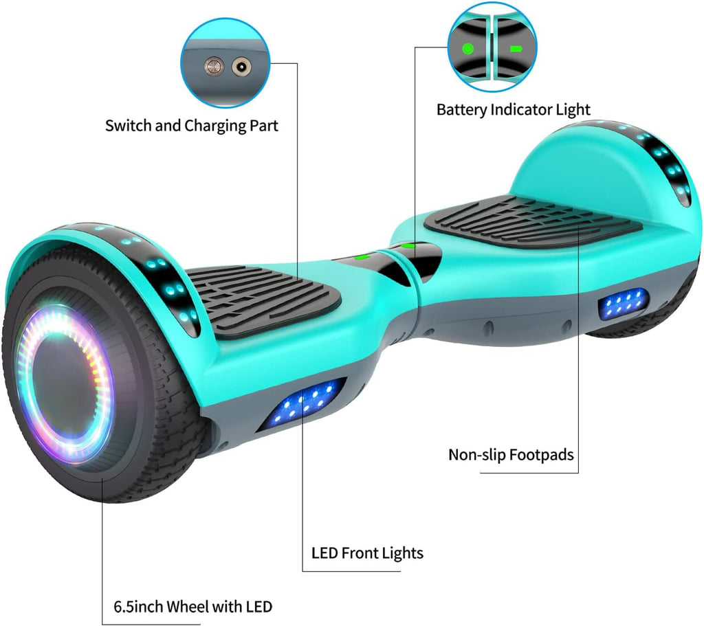 6.5" Two-Wheel Self Balancing Hoverboard (Blue) G616108