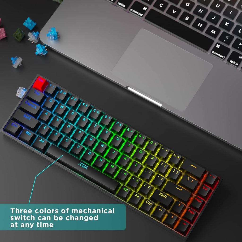 Portable 60% RGB Backlit Mechanical Gaming Keyboard H11547