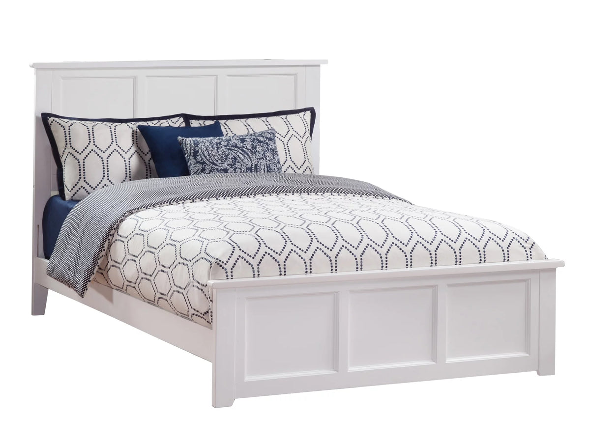 White Bed with Foot Board I676835
