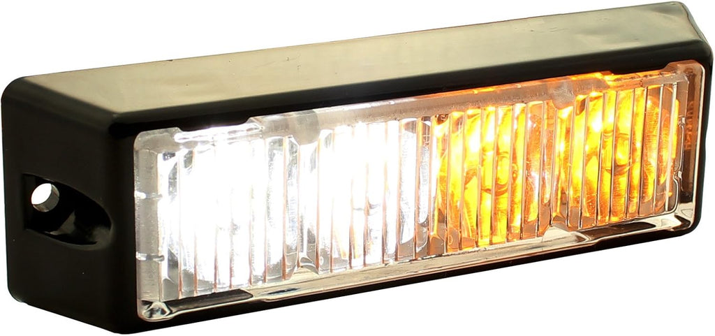 4pc 4" 4W White LED Flashing Strobe Light Head Surface-Mount Emergency Light T39923