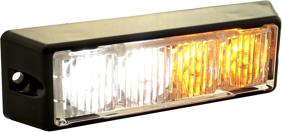 4pc 4" 4W White LED Flashing Strobe Light Head Surface-Mount Emergency Light T39923