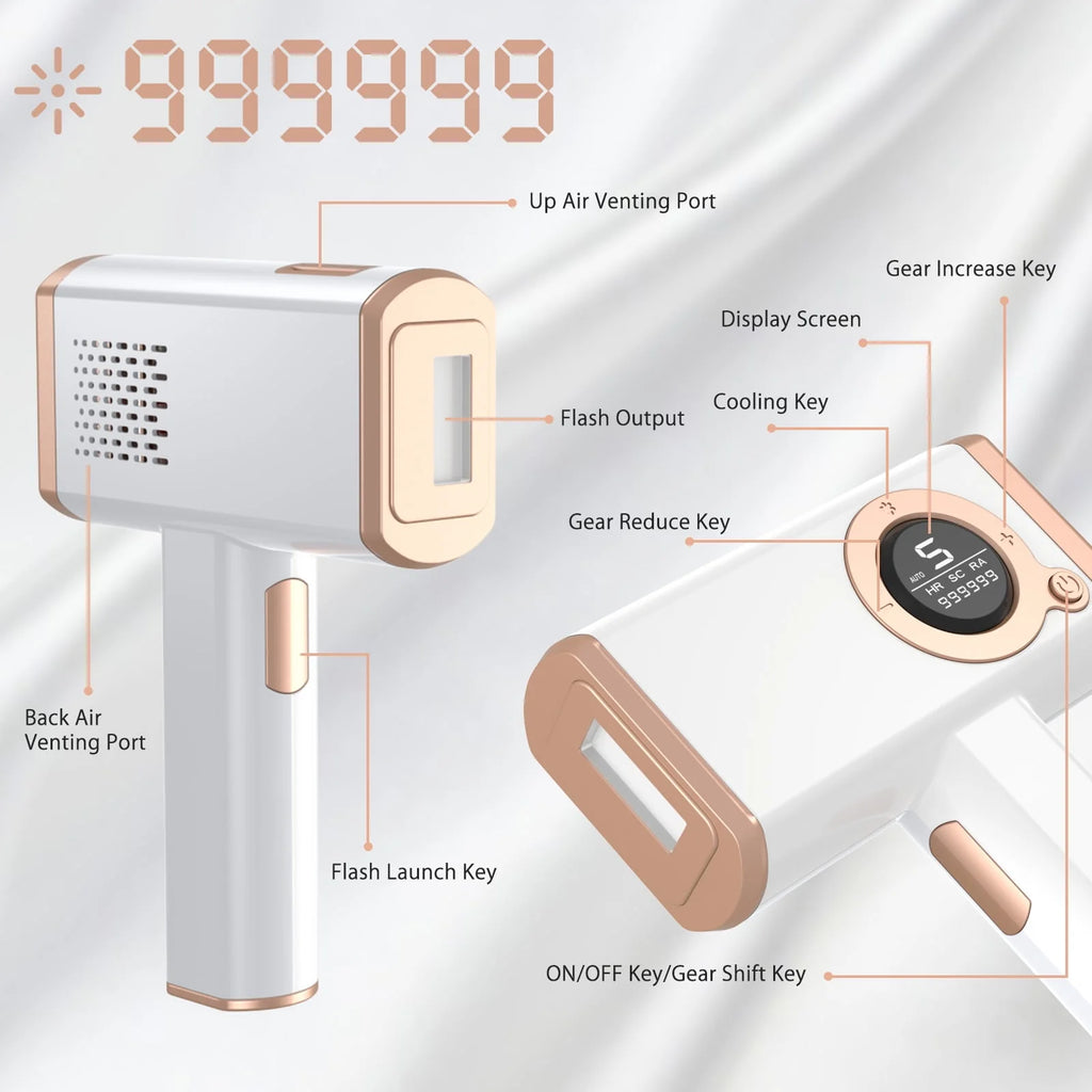 IPL Laser Hair Removal with Cooling F9883
