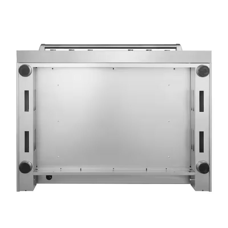 36 in. 6.0 cu. ft. Electric Range with Glass Cooktop and Convection Oven in Stainless Steel Y865
