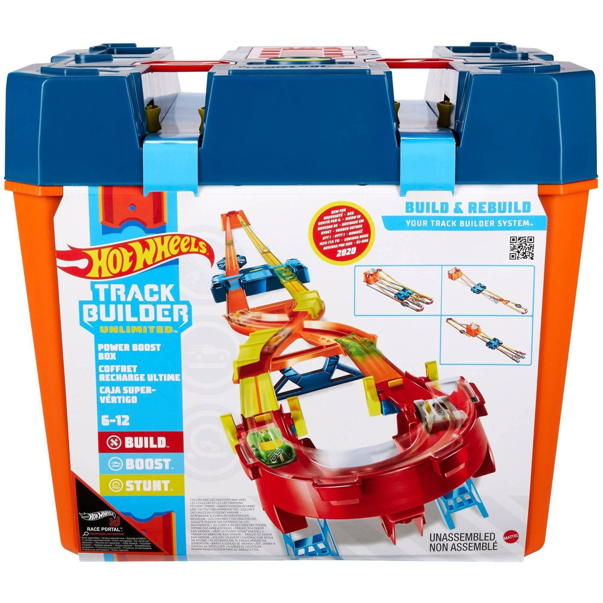 Track Builder Unlimited Power Boost Box Track Set M290