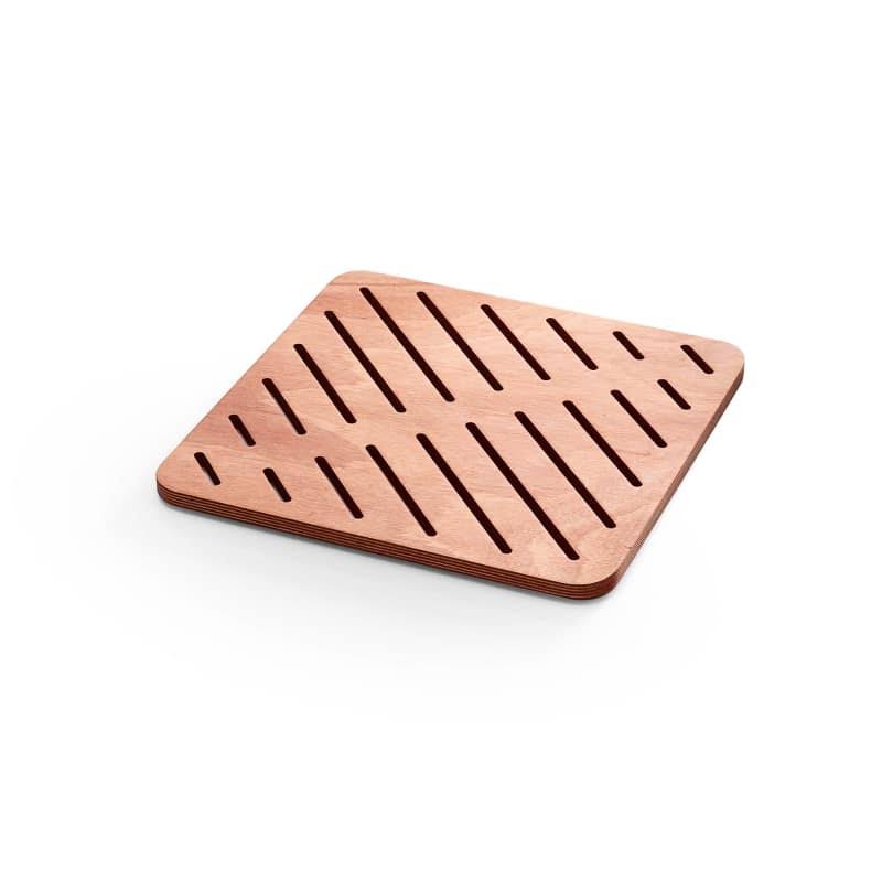 Square Wood Shower Mat Q816