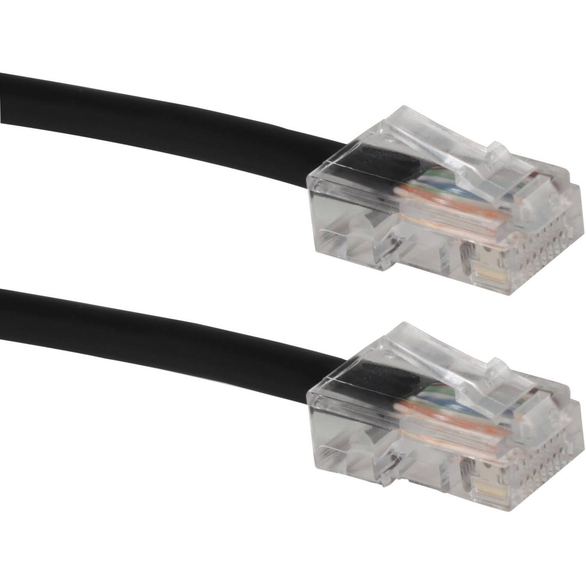 200ft Cat6 Gigabit Solid Black Patch Cord Y5334
