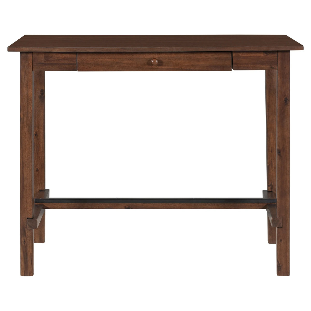 Counter Height Dining Table with Storage Drawer Walnut S136564