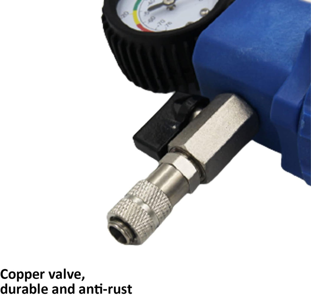 Coolant Vacuum Refill Kit with Pressure Gauge and 8PCS Rubber Adapters B26777