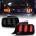 Black Housing Smoked Lens LED Tail Lights Assembly O66769