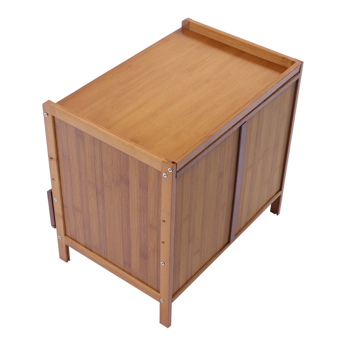 Bamboo Nightstand with Drawer X4674