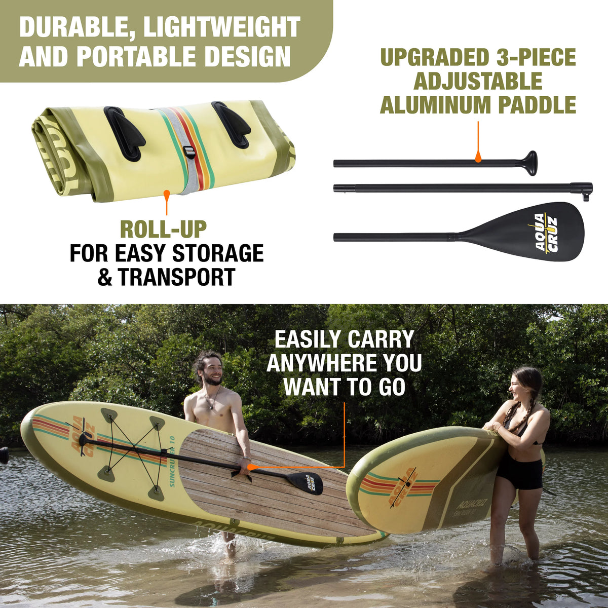 10 ft. Inflatable Stand Up Paddle Board Set with Accessories S65337