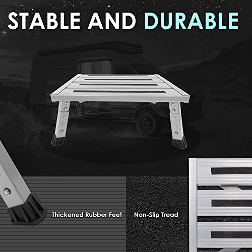 Adjustable Height Aluminum Foldable RV Step S873499