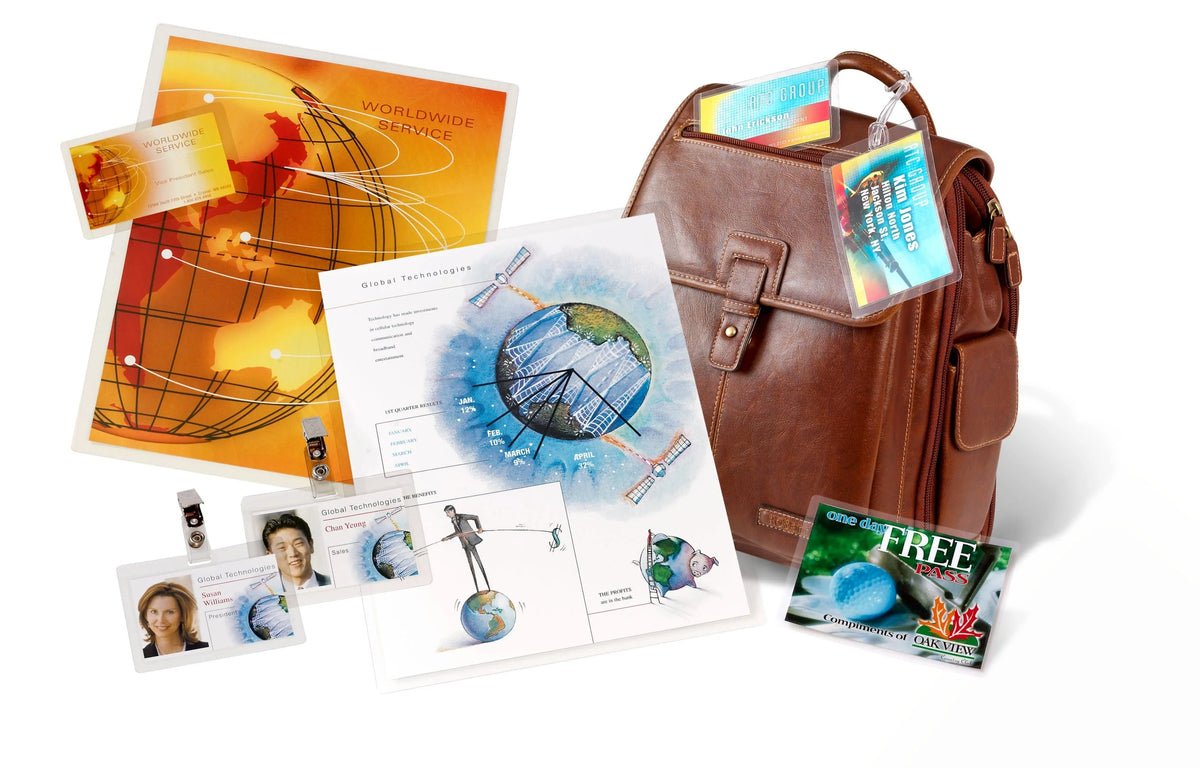 Self-Sealing Laminating Pouches 4.3 in x 6.3 in Gloss Finish 5 Pouches D254504