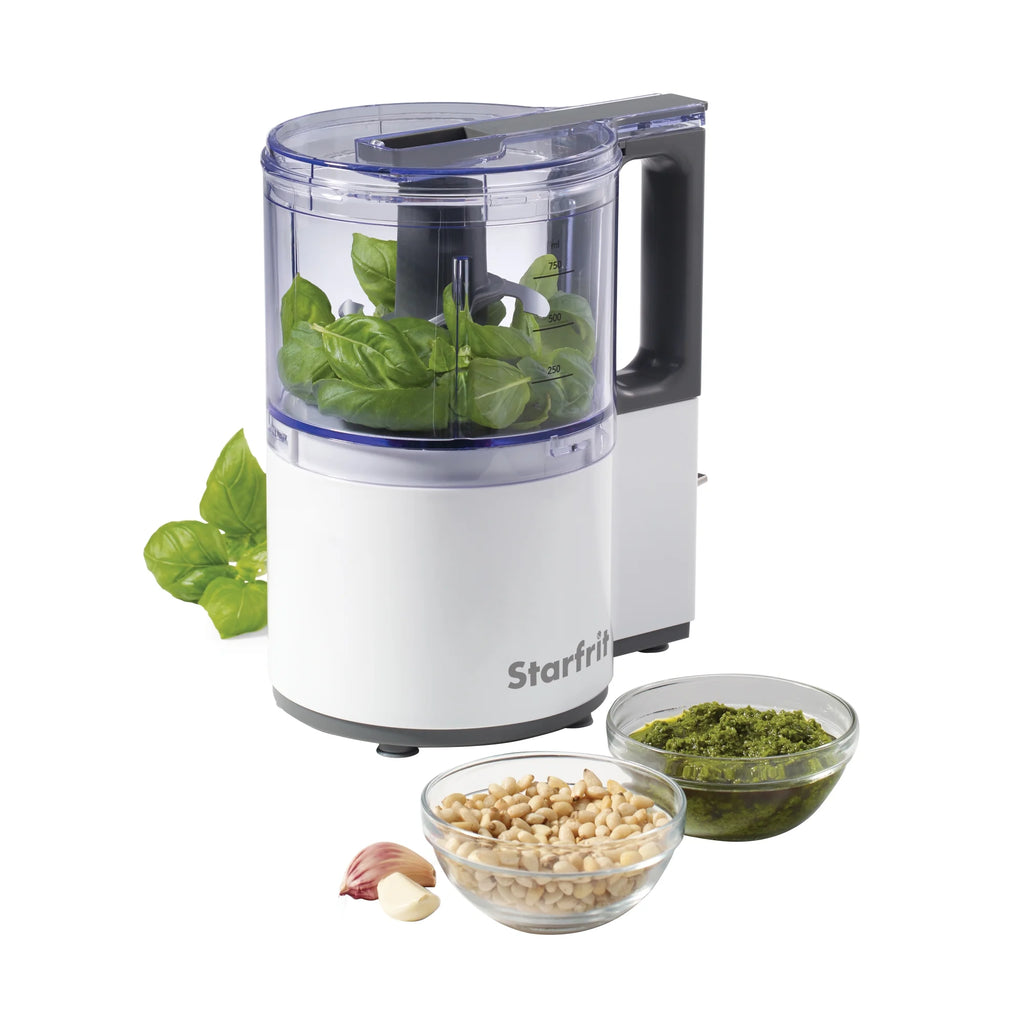 4-Cup 3-Speed Oscillating Food Processor, White V154