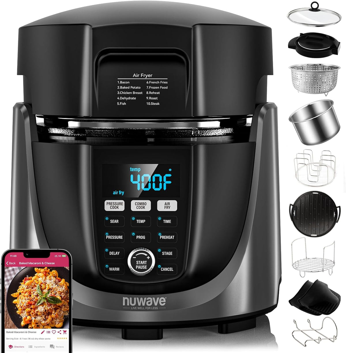 540 IN 1 Multicooker with 3 Removable Lids F1785