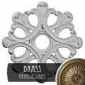 Angel Ceiling Medallion Hand-Painted Brass U2288