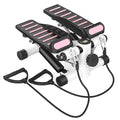 Mini Stepper with Resistance Bands, Hydraulic Fitness Stepper with LCD Monitor R88149