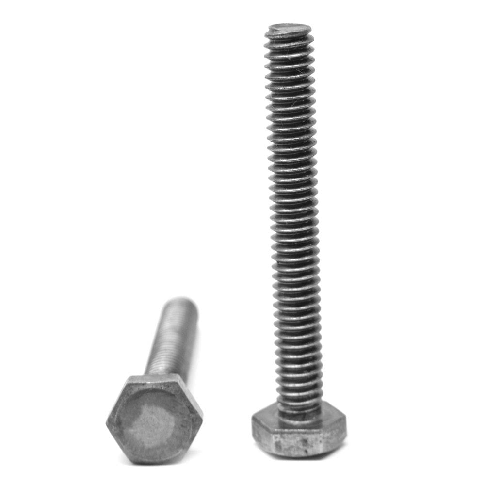 3/4x22-10 x 3 1/2x22 Coarse Thread Hex Tap Bolt Low Carbon Steel Plain Finish V433354