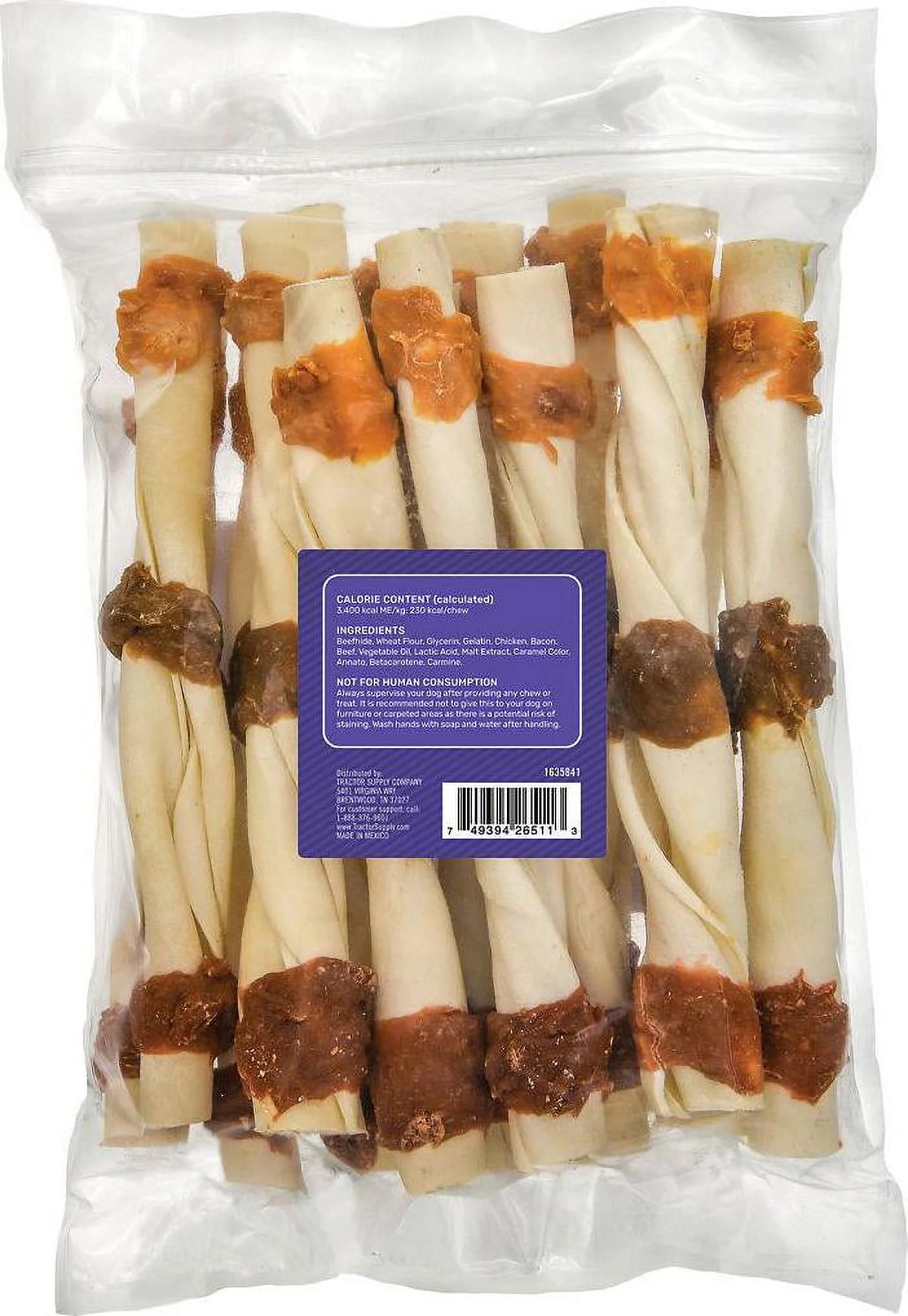 14 ct. Rawhide Dog Chew Treats N798