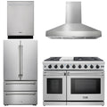 48 Gas Range, Range Hood, Dishwasher, Refrigerator M190248