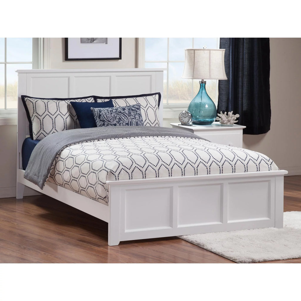 White Bed with Foot Board I676835
