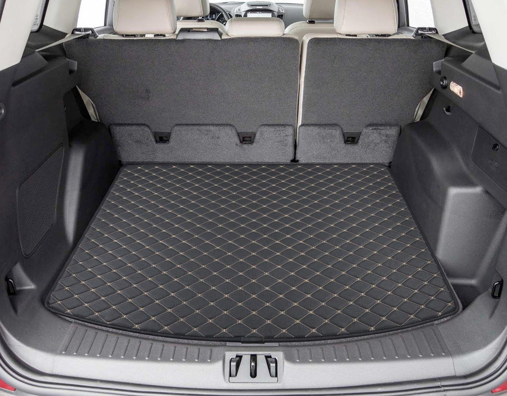 Luxury Padded PU Leather Trunk Mat Cargo Liner U923