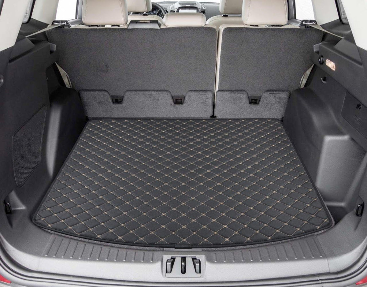 Luxury Padded PU Leather Trunk Mat Cargo Liner U923
