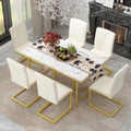 7-Piece Modern Dining Table Set N60567
