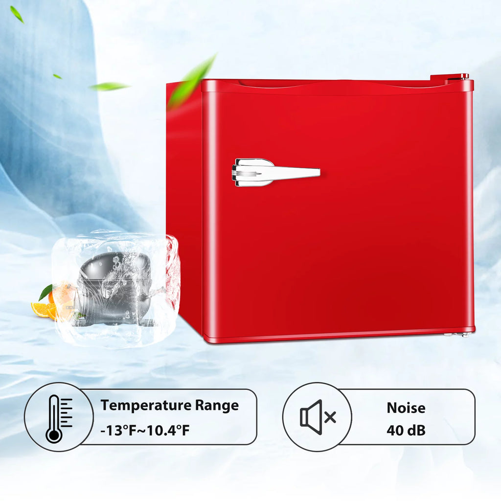 Mini Upright Freezer 1.2Cu.ft Red F981
