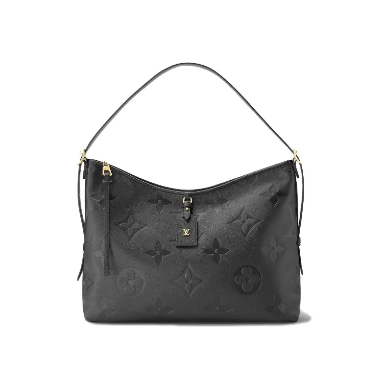 Quilted Puffy Tote Bag with Small Hanging Bag U959