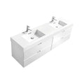 80 in. Double Sink Wall Mount Bathroom Vanity C519069