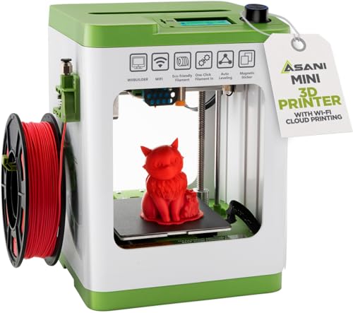 Mini 3D Printer with Auto Leveling, 10M PLA Filament, and SD Card O76467