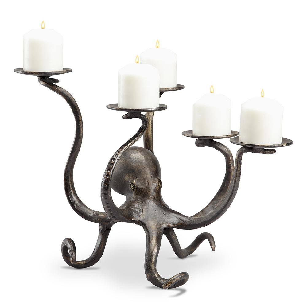 Octopus Pillar Candelabra A115
