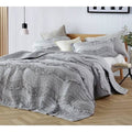 Chevron Ruffles Quilt Glacier Gray Twin XL N63394