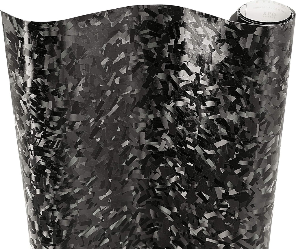 Forged Black Composite Carbon Vinyl Wrap Roll (100ft x 5ft) U505
