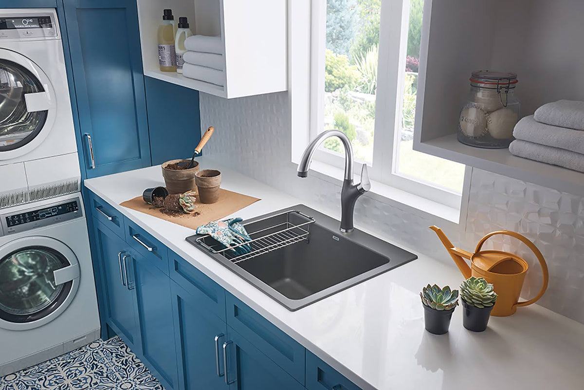 Cinder Laundry Sink with Strainer I4690