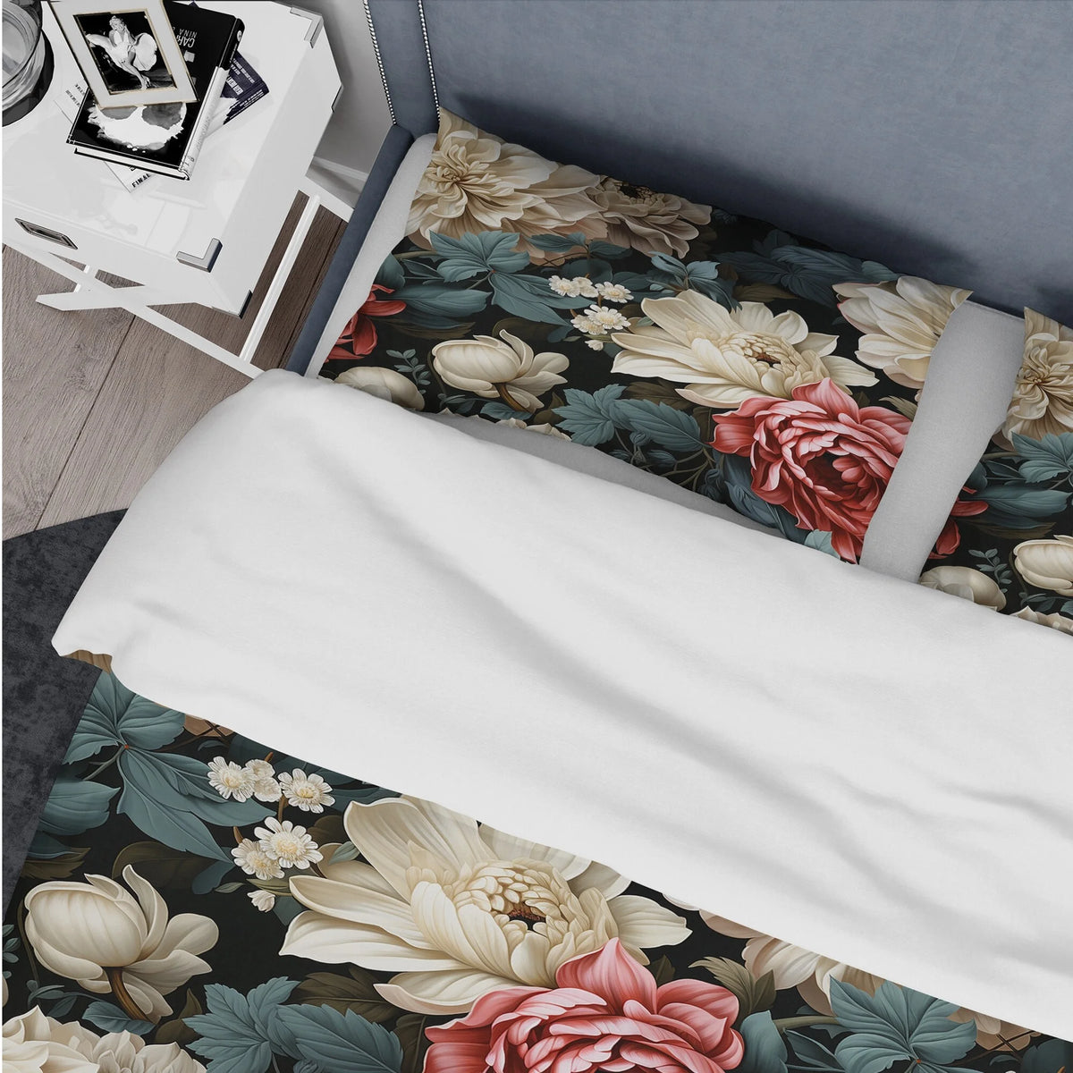 Floral Bedding Cover Set with 2 Shams Z3998