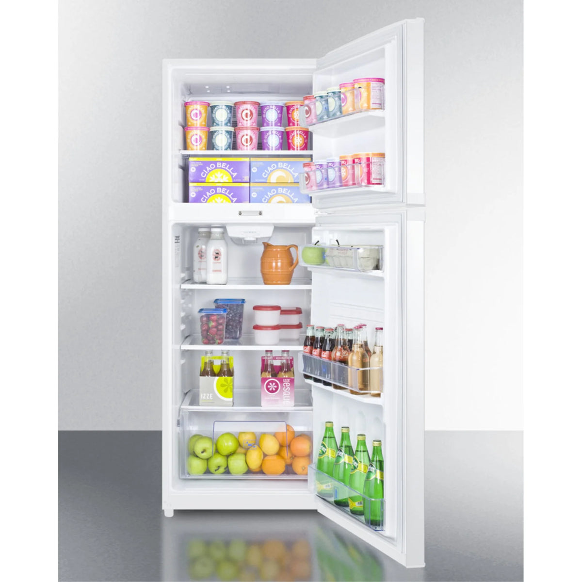 White Frost-Free Refrigerator-Freezer with Combination Lock A116440
