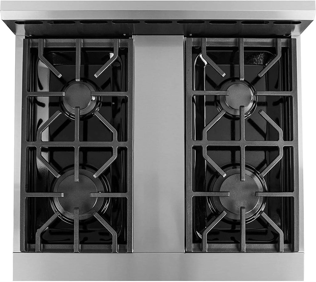 30" Stainless Steel Natural Gas Range with 4.5 cu.ft. Convection Oven M5723