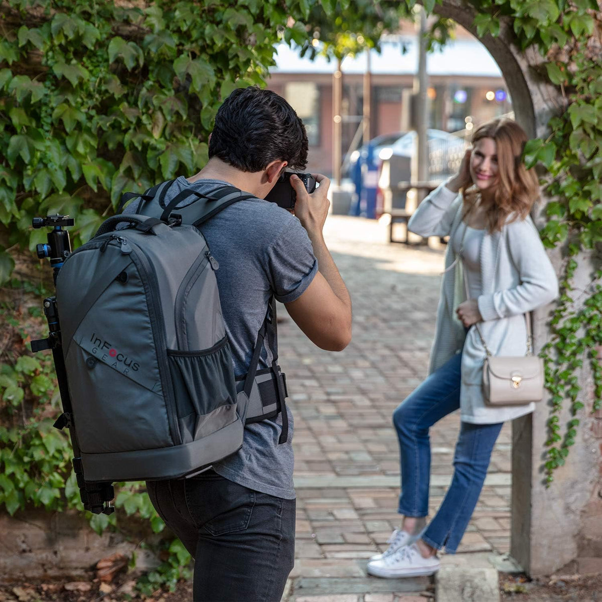 Photographer Backpack for DSLR Camera, Laptop, Tripod, Lens & Accessories F574733